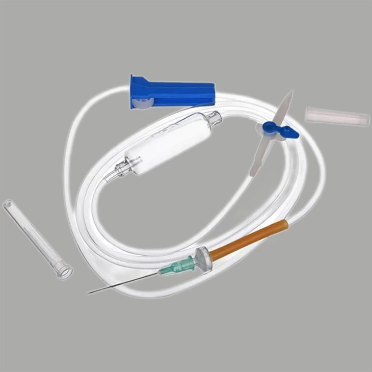 iv infusion set with flow regulator