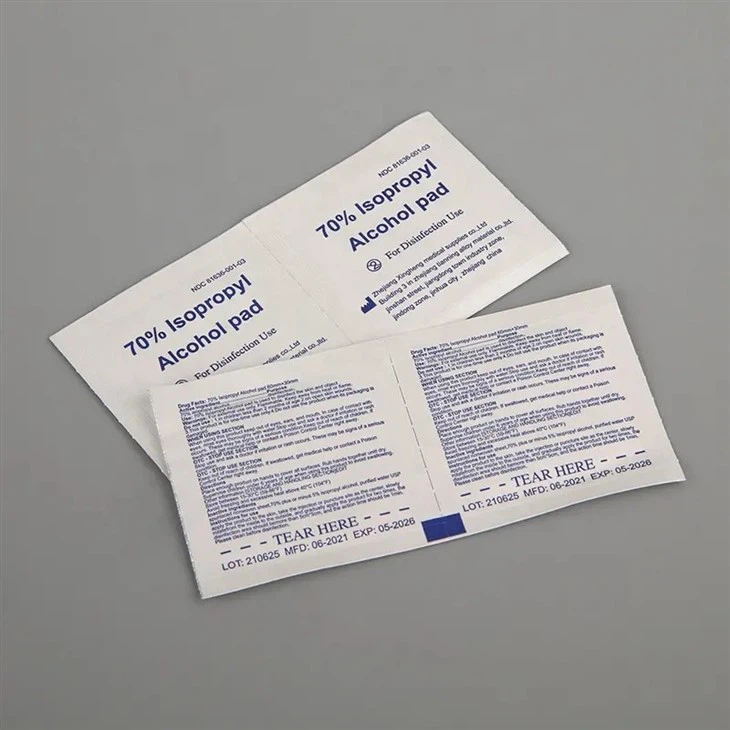 large alcohol prep pad